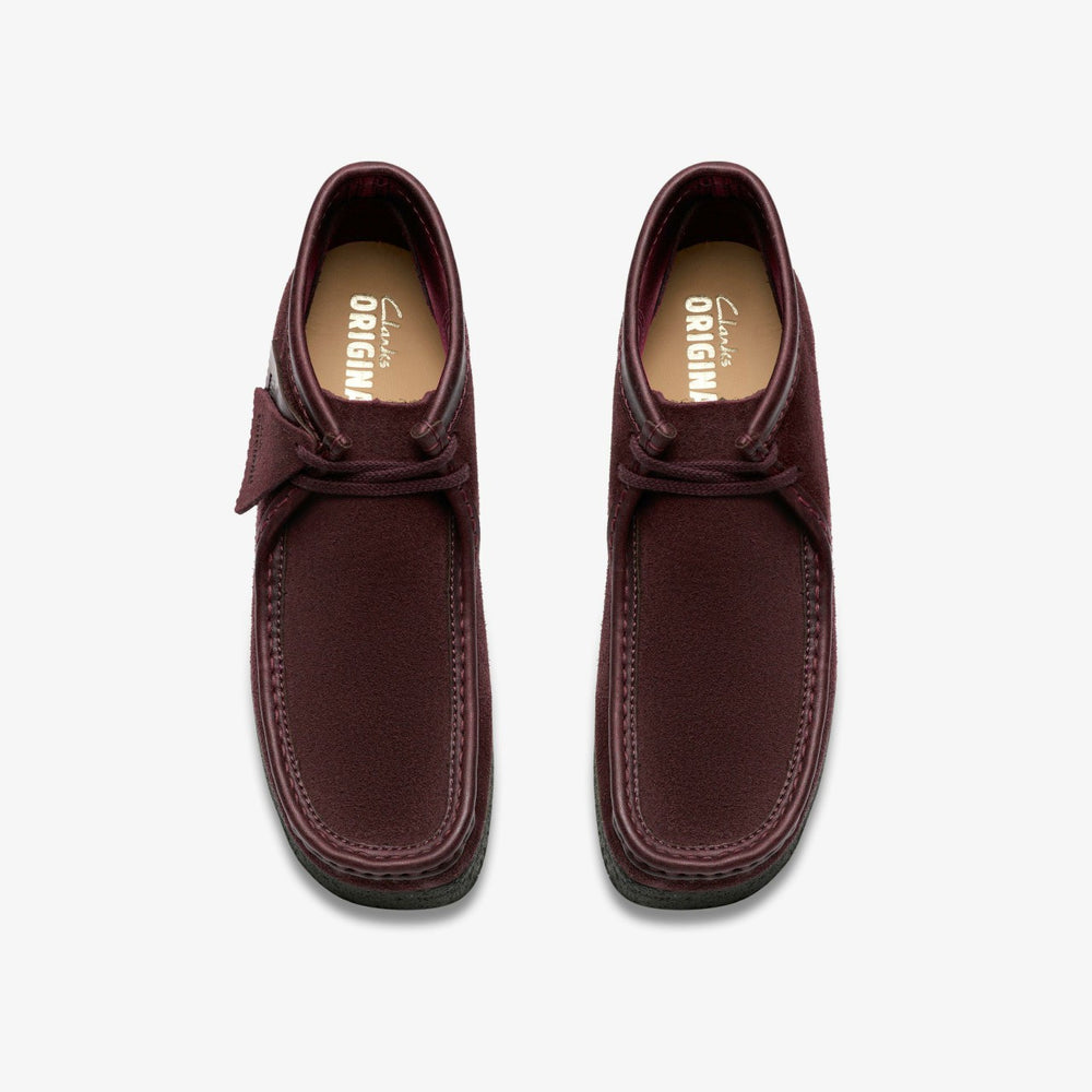Wallabee Boot Purple Grape Suede | Clarks