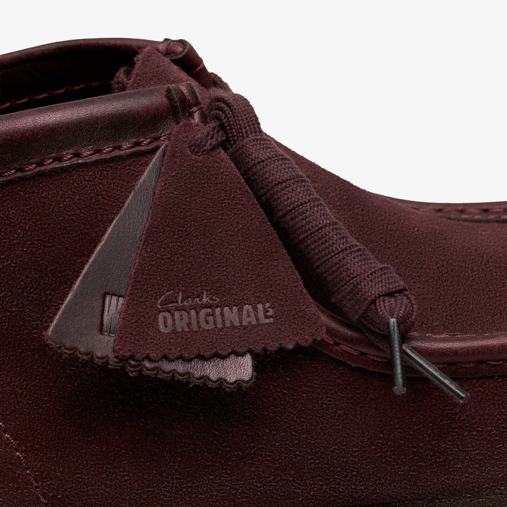 Wallabee Boot Purple Grape Suede | Clarks
