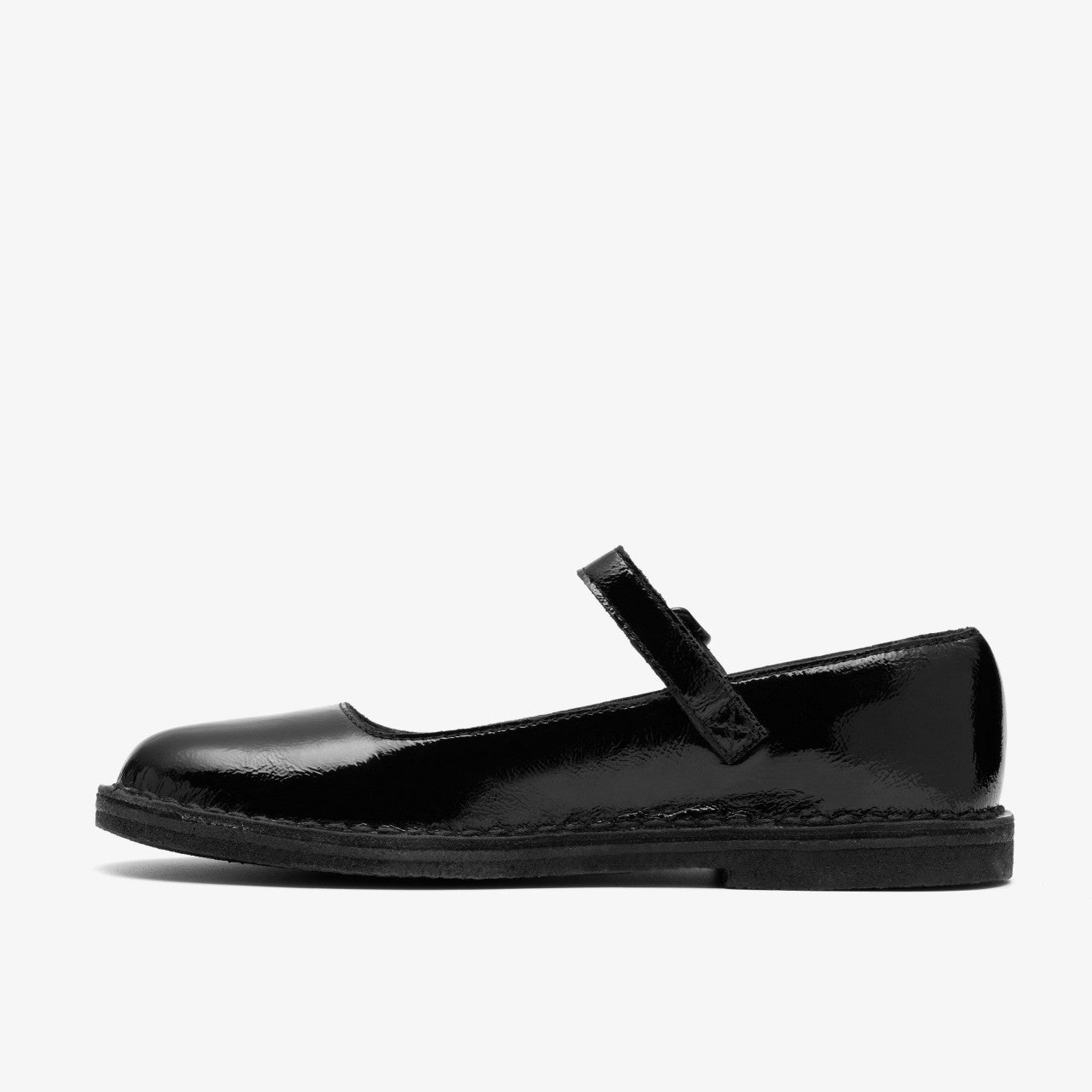 Desert Jane Black Patent | Clarks