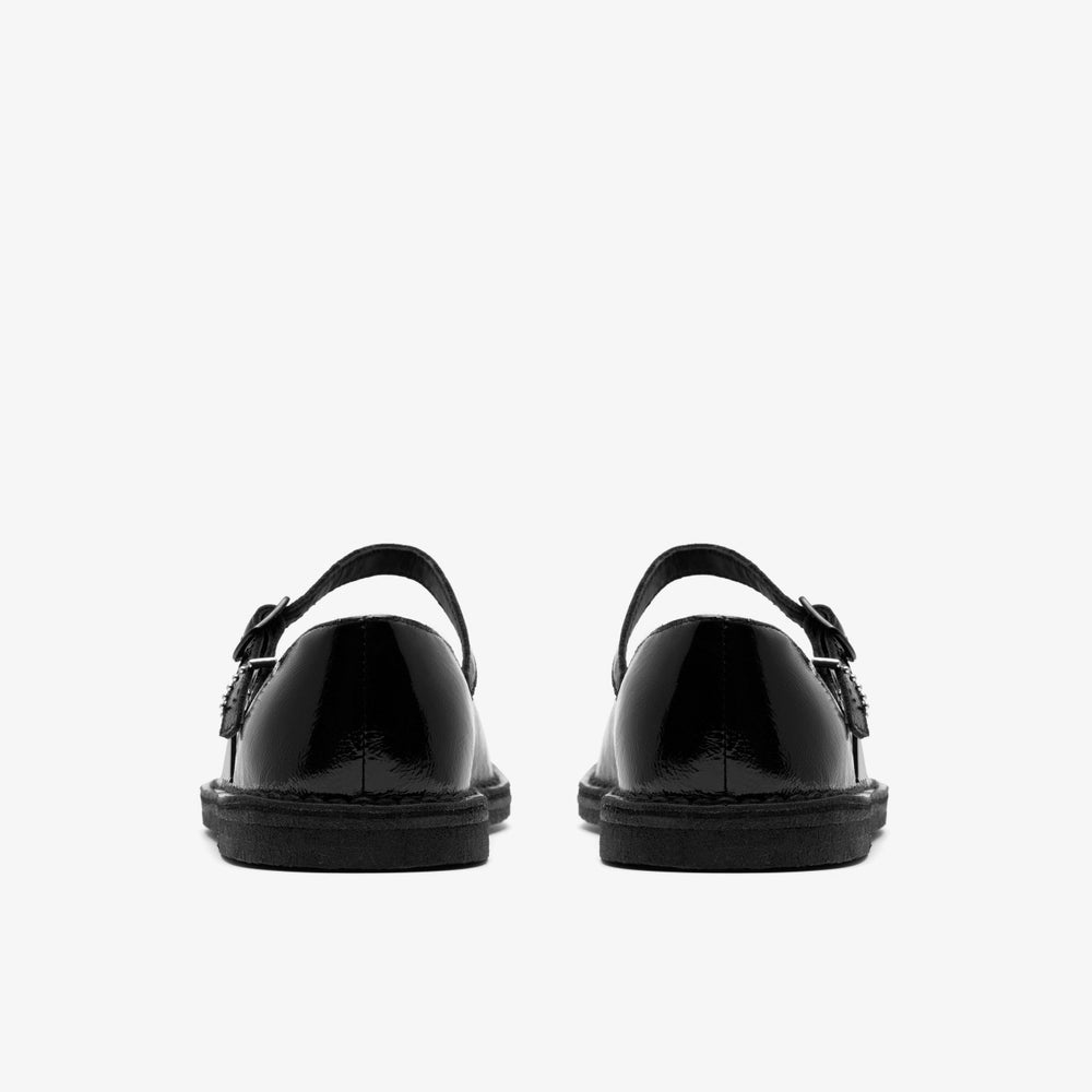 Desert Jane Black Patent | Clarks