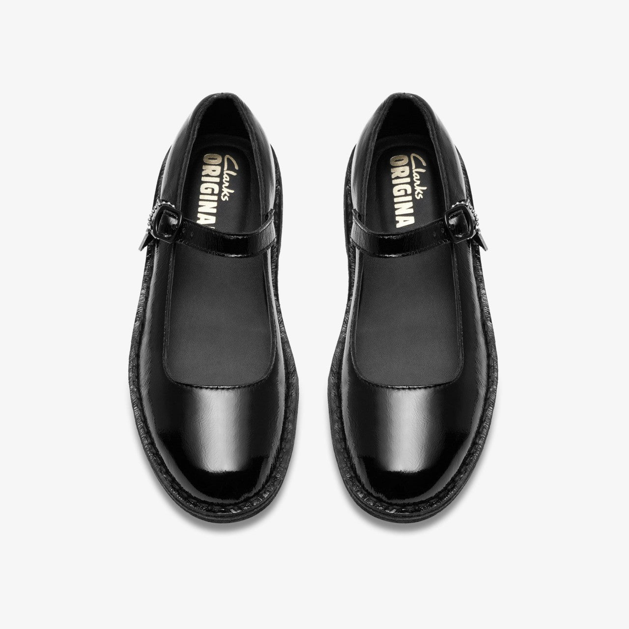 Desert Jane Black Patent | Clarks