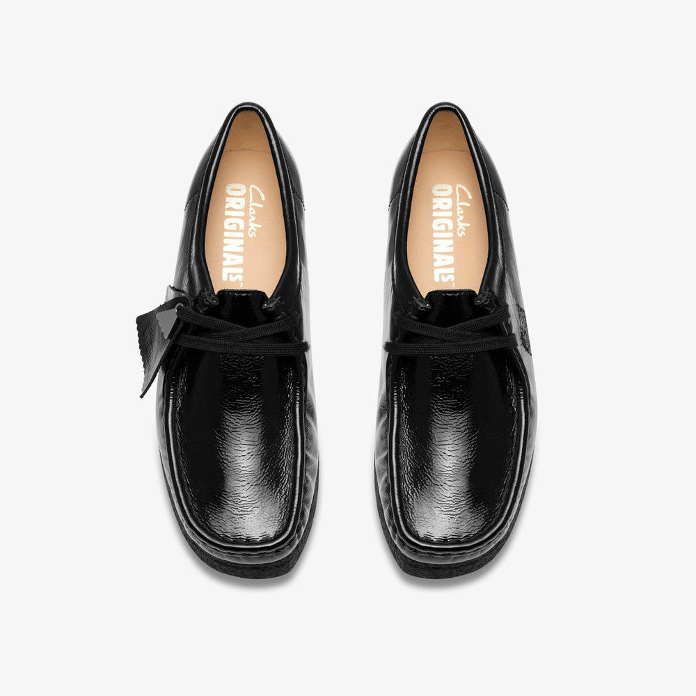 Wallabee Black Patent | Clarks Sale