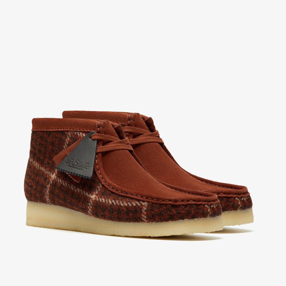 Wallabee Boot Rust Tweed Combination | Clarks For Sale