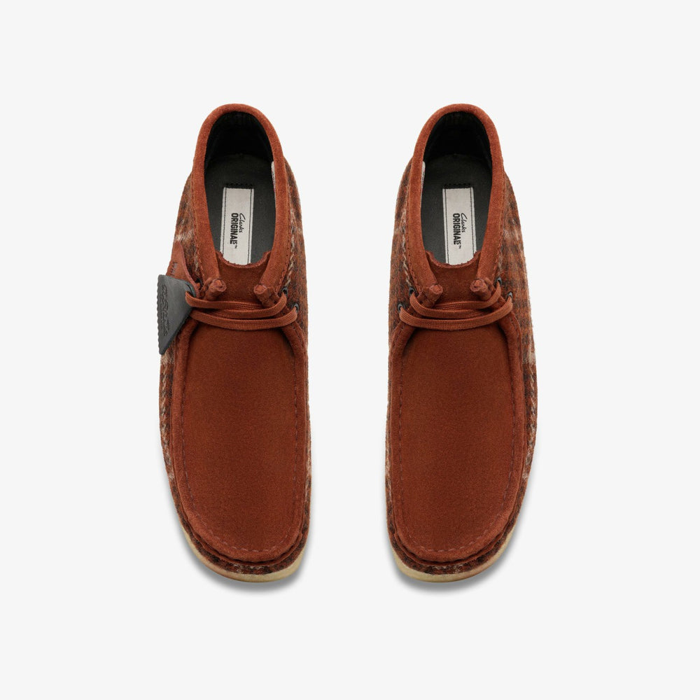 Wallabee Boot Rust Tweed Combination | Clarks For Sale
