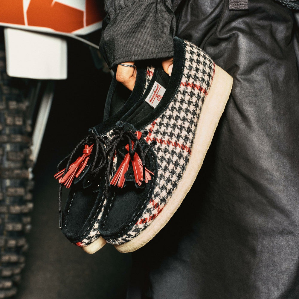 Wallabee Black Tweed Combination | Clarks Discount
