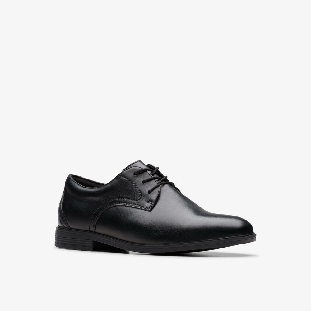 Jonwin Step Youth Black Leather | Clarks Onsale