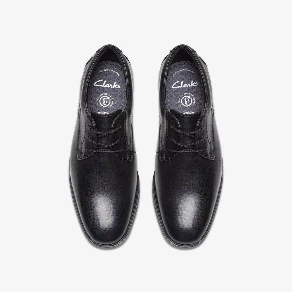 Jonwin Step Youth Black Leather | Clarks Onsale
