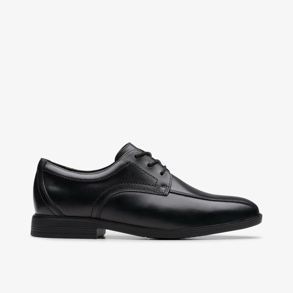 Jonwin Loop Youth Black Leather | Clarks Sale