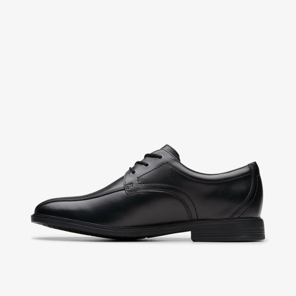 Jonwin Loop Youth Black Leather | Clarks Sale