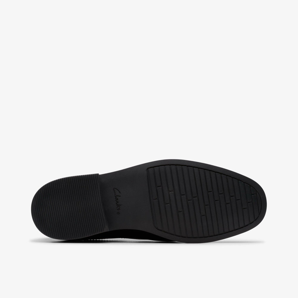 Jonwin Loop Youth Black Leather | Clarks Sale