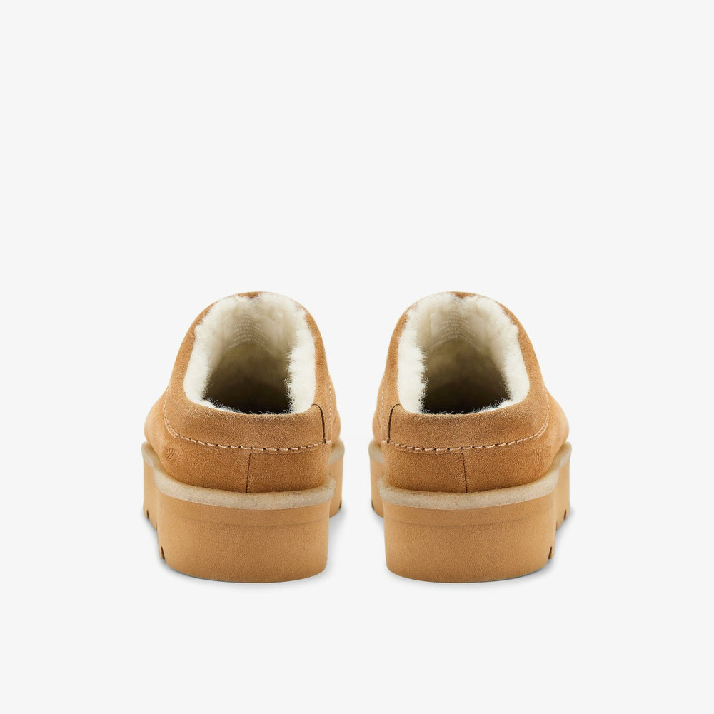 Meare Mule Caramel Warmlined | Clarks US