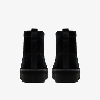 Meare Rooey Black Suede Warmlined | Clarks Discount