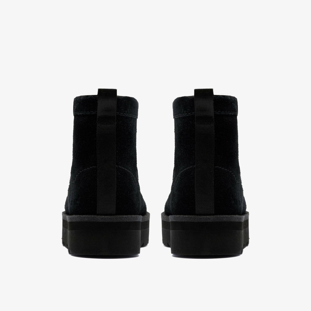 Meare Rooey Black Suede Warmlined | Clarks Discount