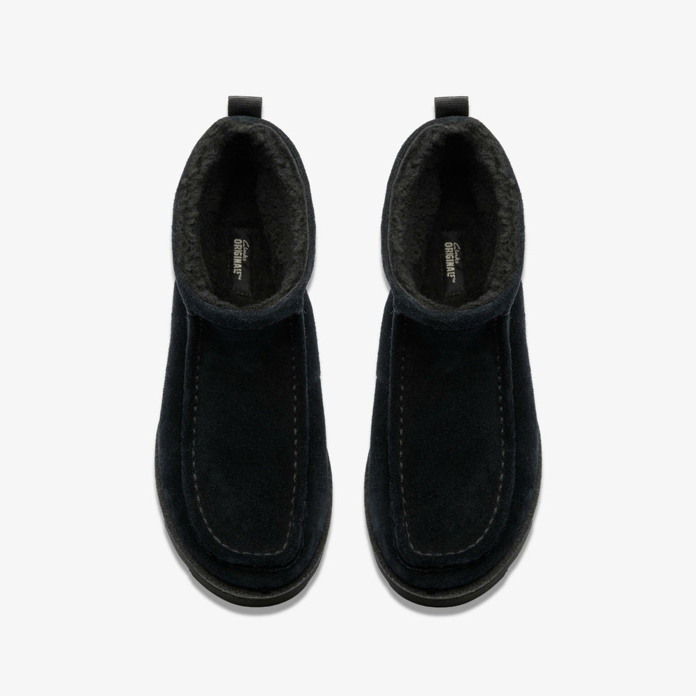 Meare Rooey Black Suede Warmlined | Clarks Discount
