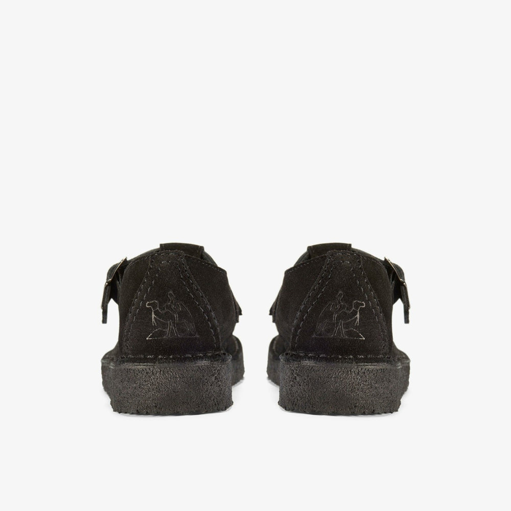 Nomad T Bar Black Suede | Clarks Discount