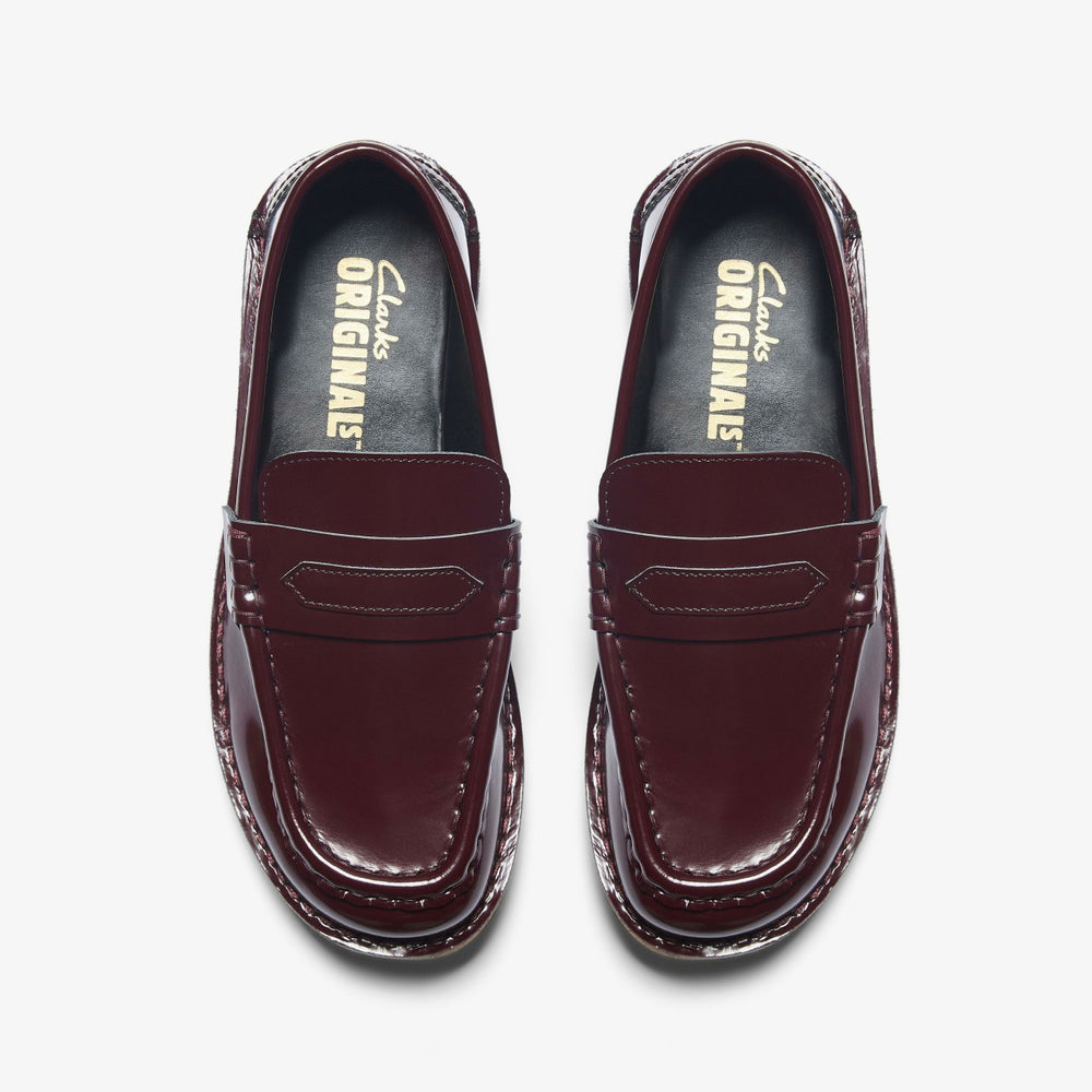 Nomad Loafer Wine Patent | Clarks