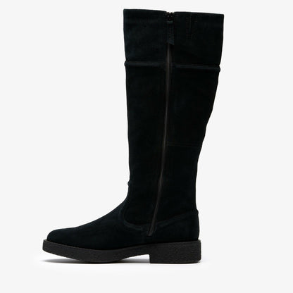 Nella Hi Black Suede | Clarks Discount