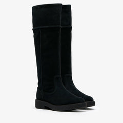 Nella Hi Black Suede | Clarks Discount
