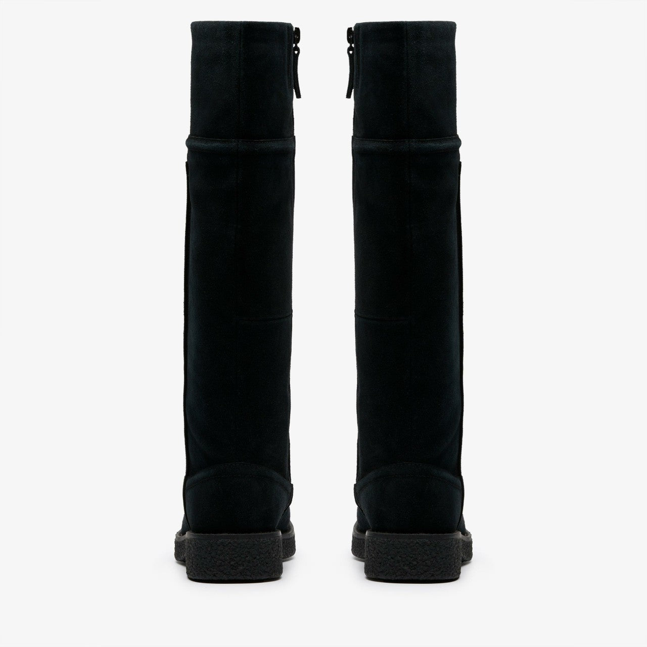 Nella Hi Black Suede | Clarks Discount