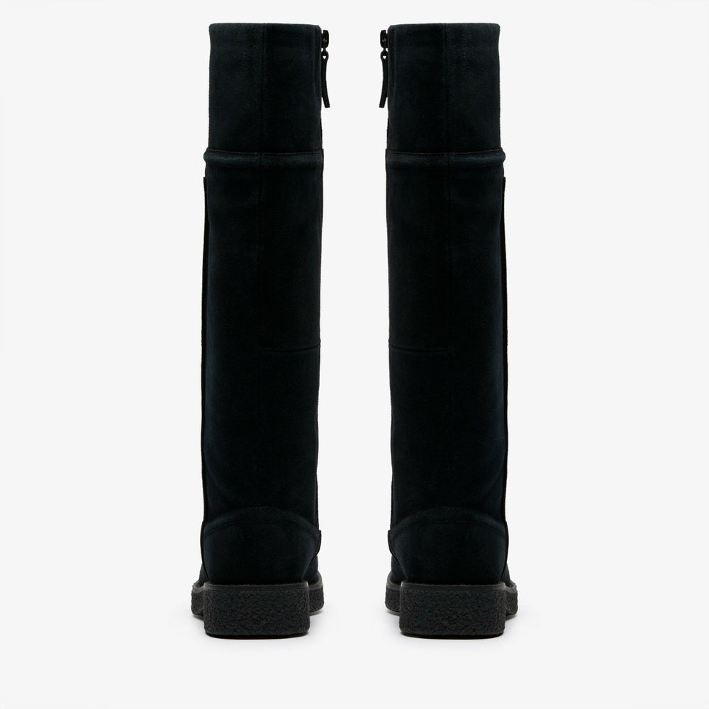 Nella Hi Black Suede | Clarks Discount