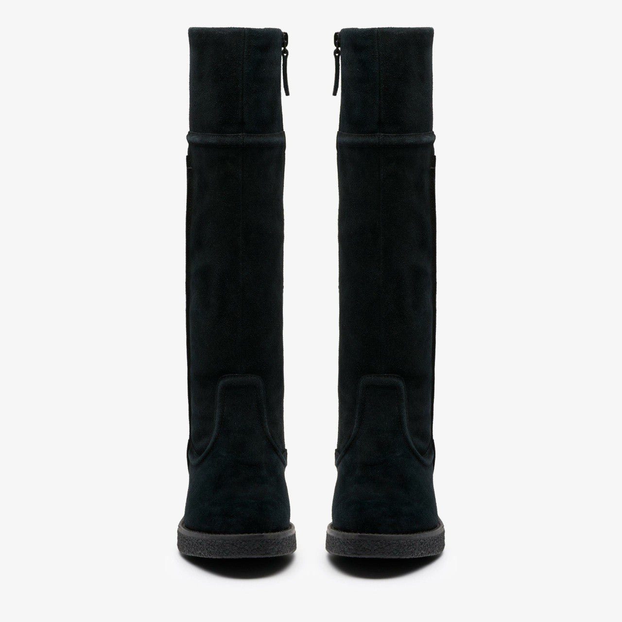 Nella Hi Black Suede | Clarks Discount