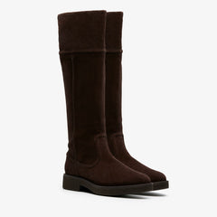 Nella Hi Dark Brown Suede | Clarks Sale