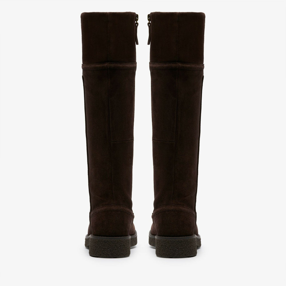 Nella Hi Dark Brown Suede | Clarks Sale