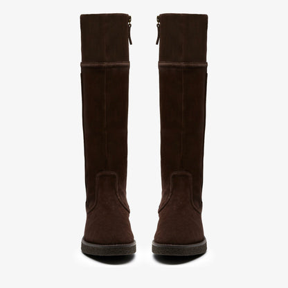 Nella Hi Dark Brown Suede | Clarks Sale