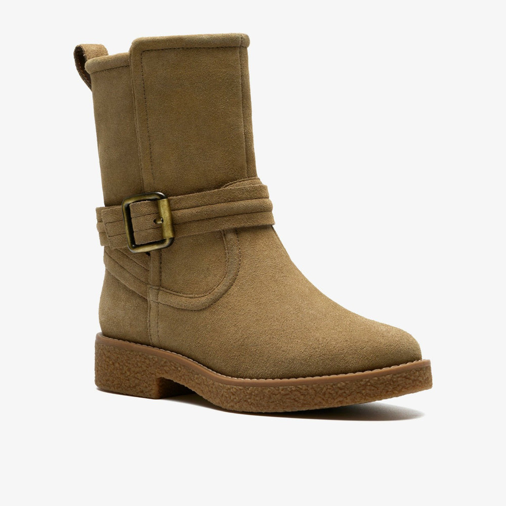 Nella Mid Dark Sand Suede | Clarks US