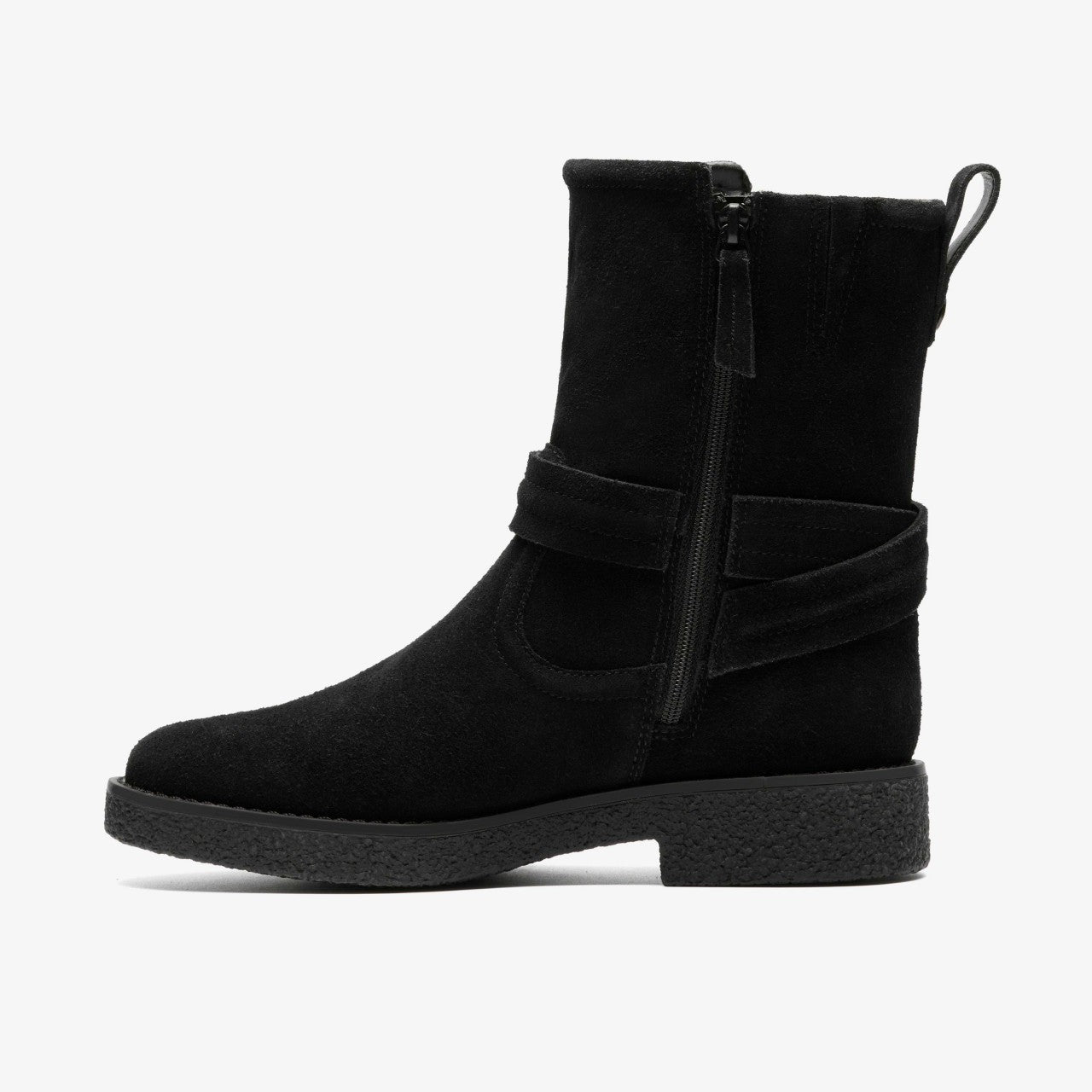 Nella Mid Black Suede | Clarks For Sale