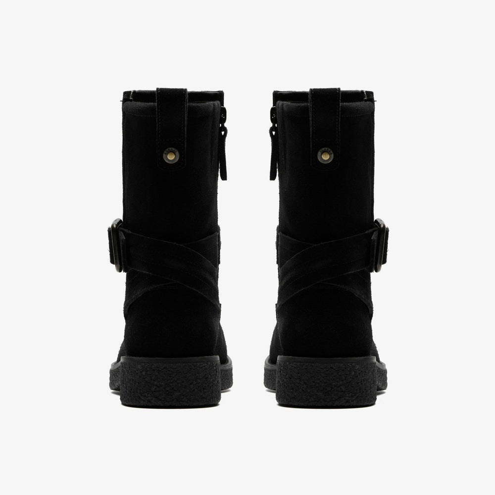 Nella Mid Black Suede | Clarks For Sale