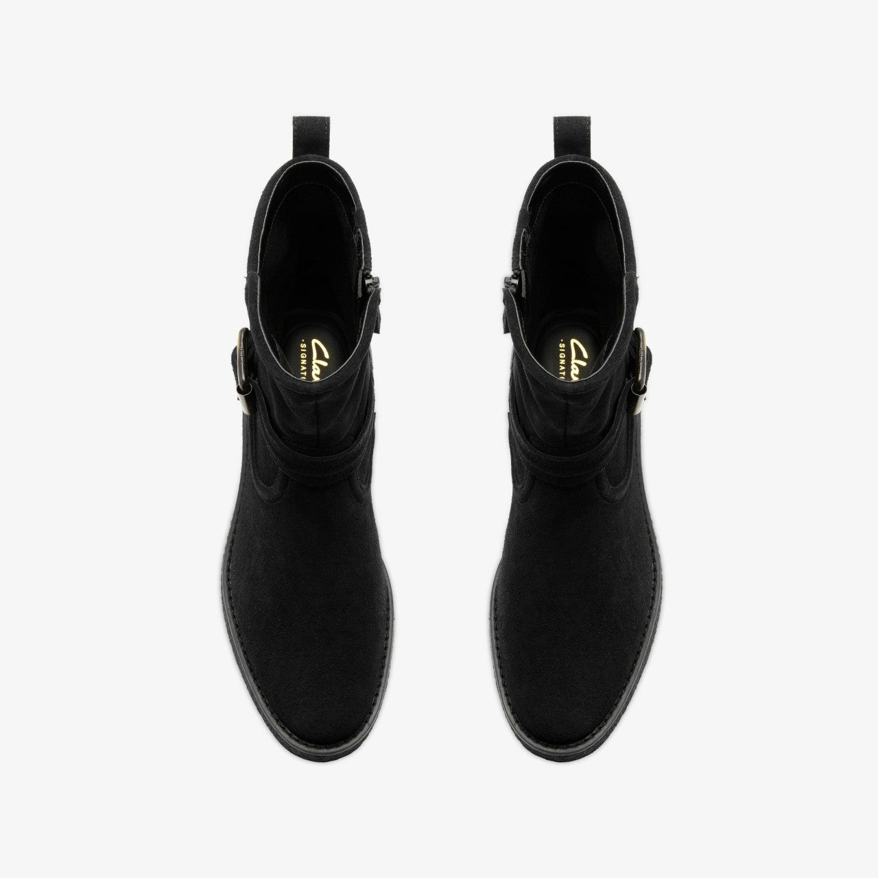 Nella Mid Black Suede | Clarks For Sale