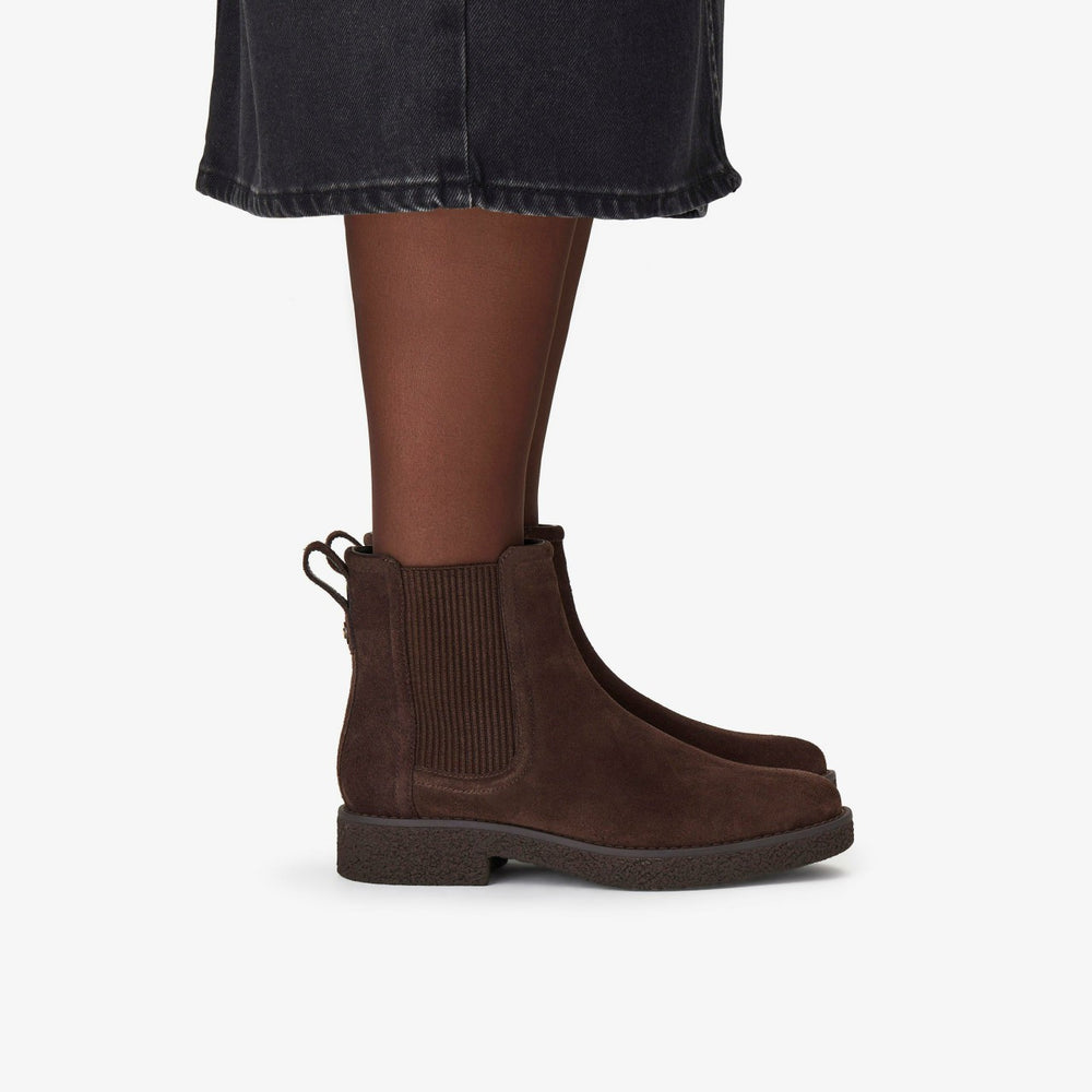 Nella Top Dark Brown Suede | Clarks Sale