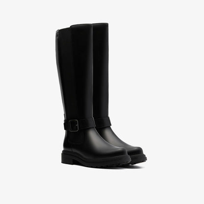 Orinoco 3 Tall Black Leather | Clarks