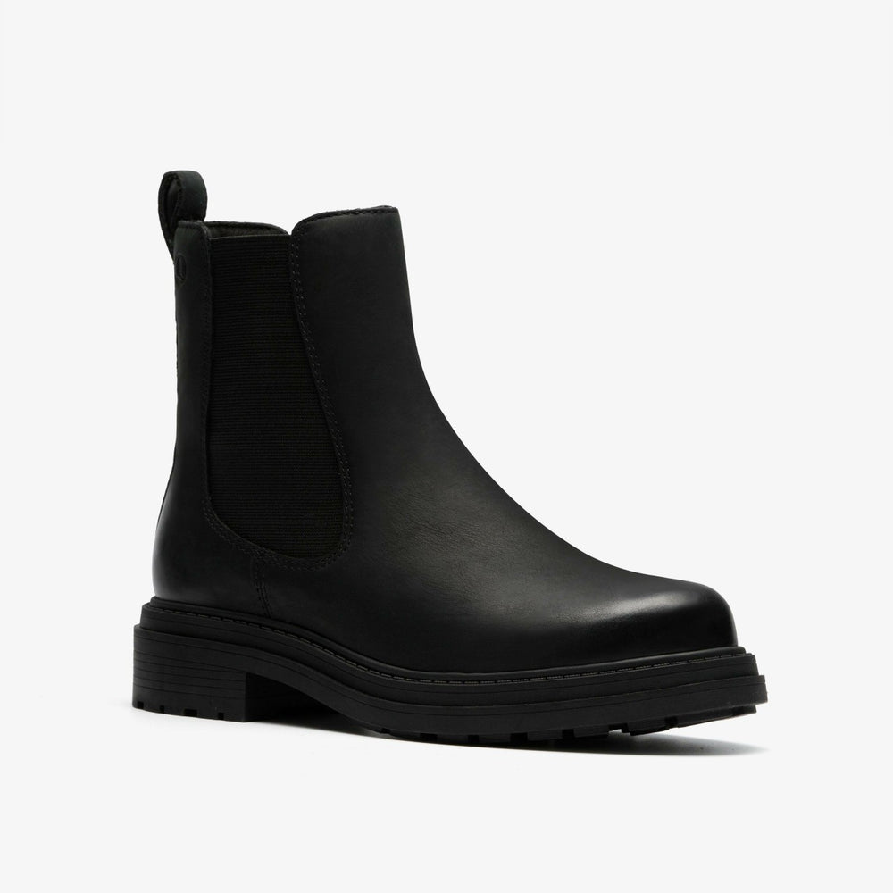 Orinoco 3 Top Black Leather | Clarks