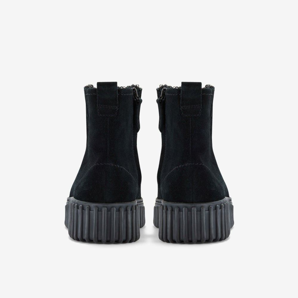 Torhill Cozy Black Warmlined Suede | Clarks For Sale