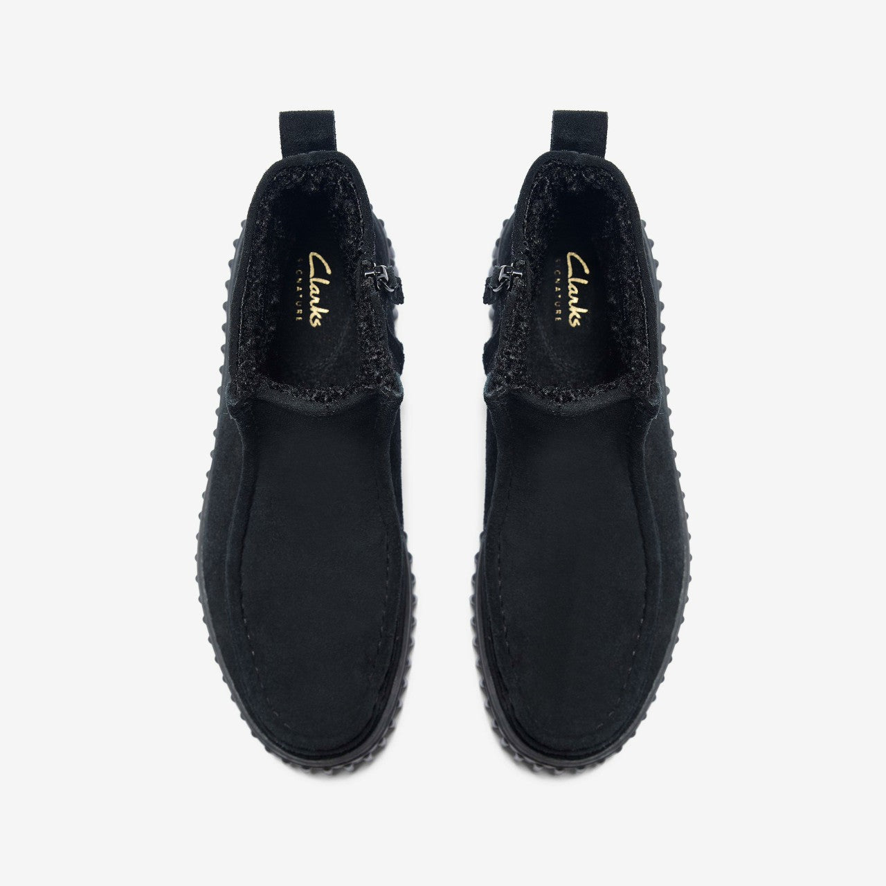 Torhill Cozy Black Warmlined Suede | Clarks For Sale