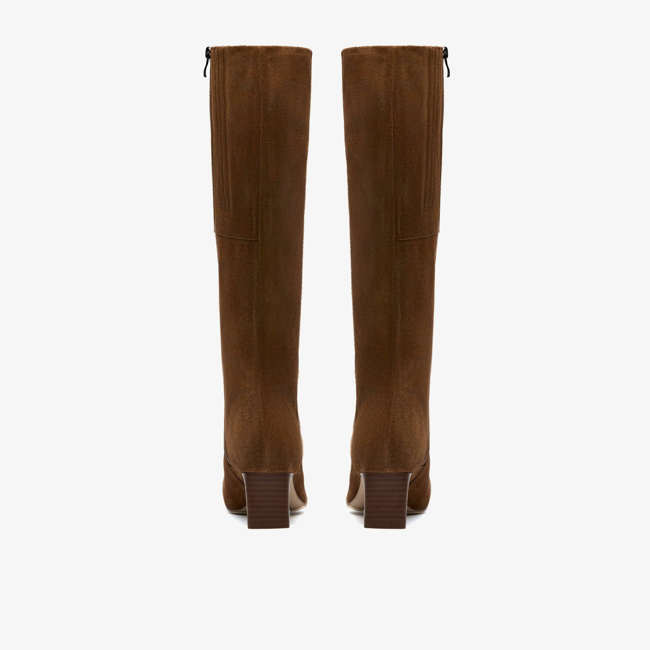 Edina Tall Walnut Suede | Clarks Discount