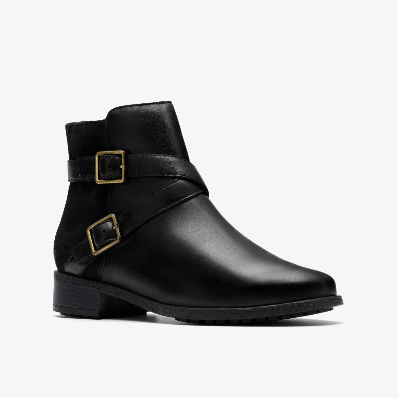 Havisham Bay Black Leather | Clarks For Sale