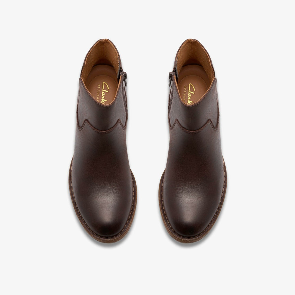 Kastela Top Brown Leather | Clarks Onsale