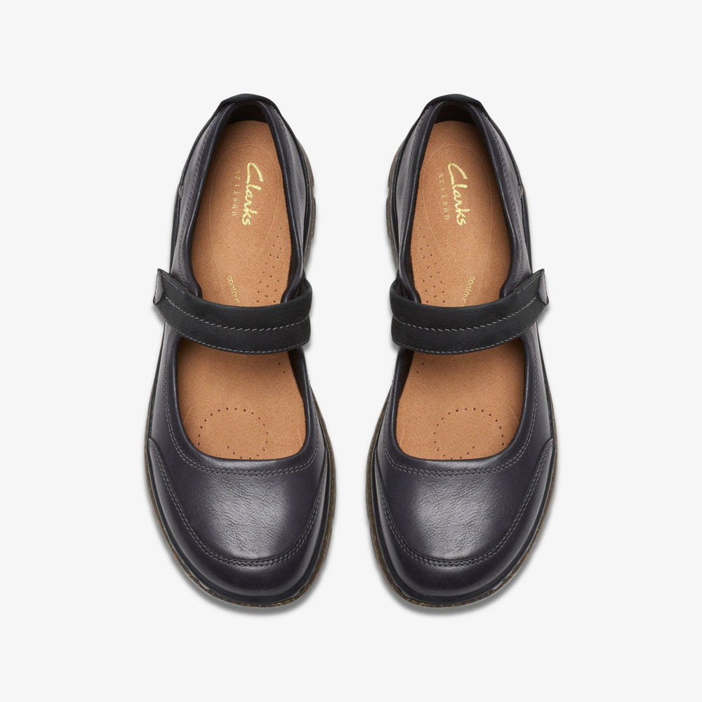 Orlene Jane Black Leather | Clarks Onsale