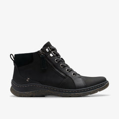 Orlene Top Waterproof Black Nubuck | Clarks