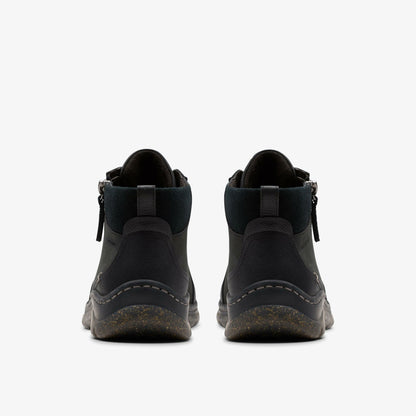 Orlene Top Waterproof Black Nubuck | Clarks