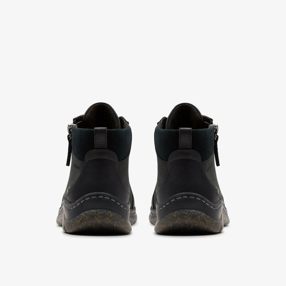 Orlene Top Waterproof Black Nubuck | Clarks