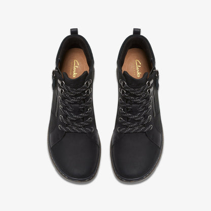 Orlene Top Waterproof Black Nubuck | Clarks