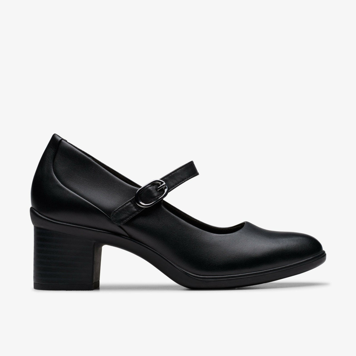 Shaya Jane Black Leather | Clarks Discount