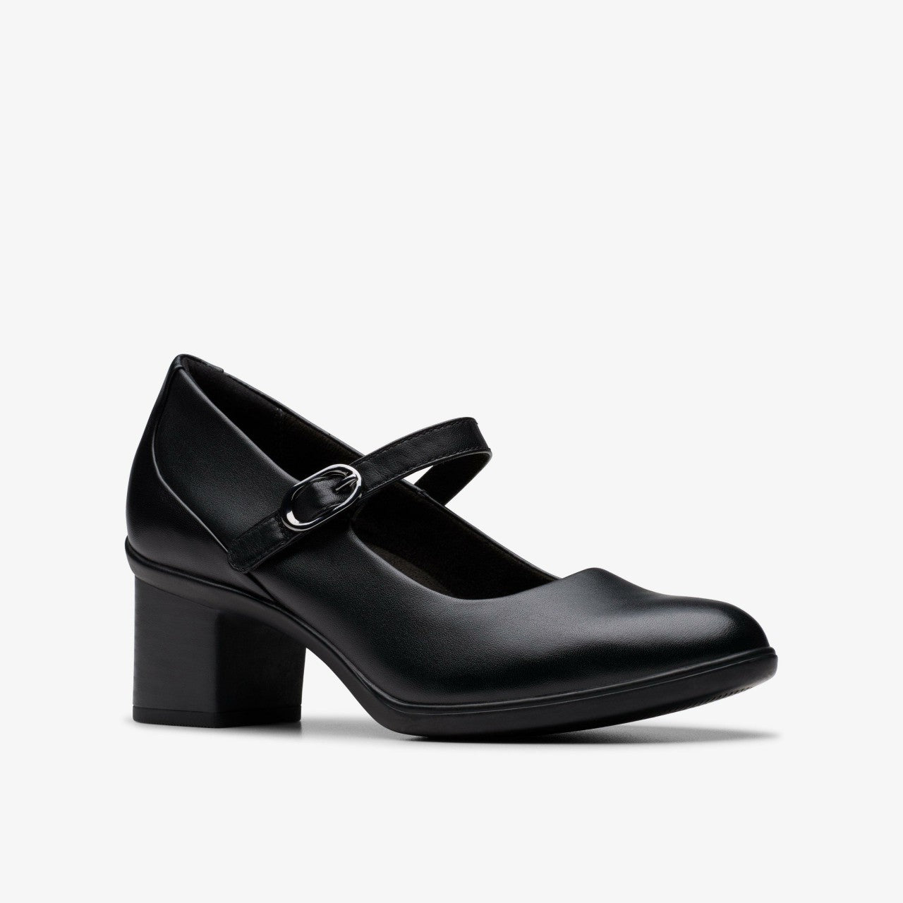 Shaya Jane Black Leather | Clarks Discount