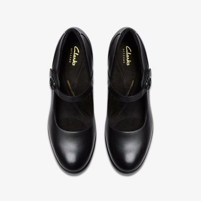 Shaya Jane Black Leather | Clarks Discount