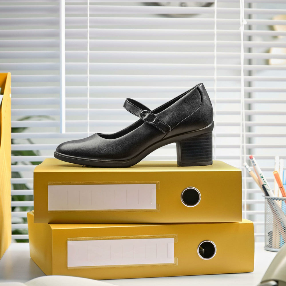 Shaya Jane Black Leather | Clarks Discount