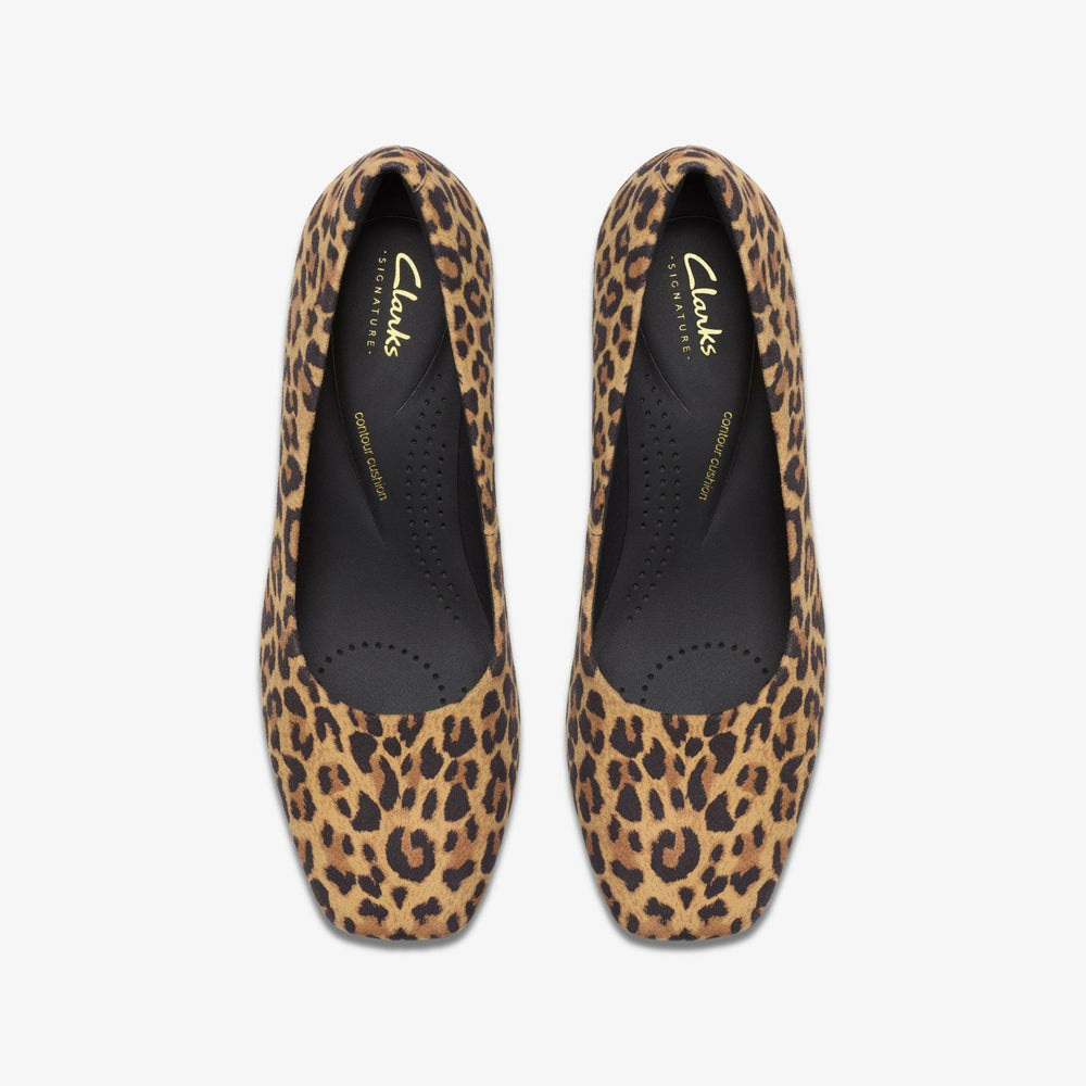 Fernie Court Leopard Suede | Clarks Discount